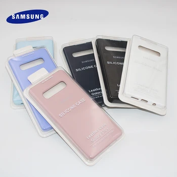 Samsung S10/S10+ Case suyuq Silikon Silky Soft Touch Galaxy S22 S21 S20 Note10 Plus Note20 Ultra uchun taqillatishga qarshi himoya qobig'i