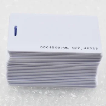 25pcs / Lot 125khz RFID yorlig'i EM ID TK4100 / EM4100 qalin kartaga kirishni boshqarish tizimi kartasi RFID kartasi
