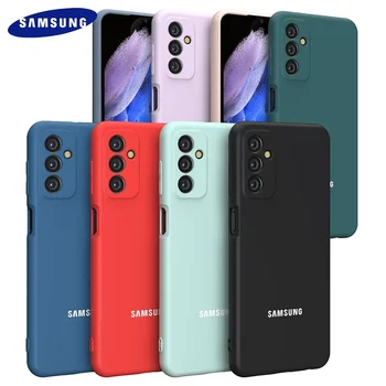 Samsung M23 Case Silky Silikon Uchun Galaxy F23 Zarbaga Chidamli Himoya Coque Uchun Yumshoq Sensorli Orqa Qopqoq