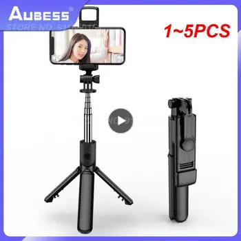 1 ~ 5pcs chiday simsiz Selfie Stick portativ mini Tripod 64cm 3 in 1 portativ Monopod tortishish telefon aksessuarlari