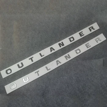 Outlander 13-19 logotipi uchun Old qalpoq gerbi kapot nishoni 3D ABS stikerlari xrom qora avtomobil uslubi aksessuarlarini Dekal qiladi