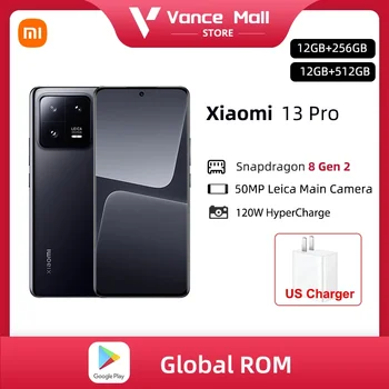CNVersion Global Rom Xiaomi Mi 13 Pro Snapdragon 8 Gen 2 uyali telefon 50mp Leica kamera 120Hz AMOLED displey 120 Vt HyperCharge 13Pro