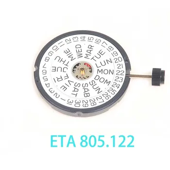 ETA 805.122 standart harakati kun-sana displeyi bilan Shveytsariya harakati Ispaniya va Angliya ETA 805122