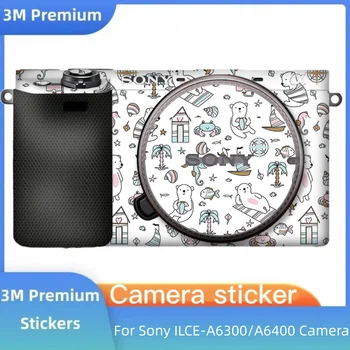 Sony ILCE uchun a6400 A6300 kamera anti-skretch qopqoqni Film 3m Premium Decal teri-A6300 & A6400 kamera teri Decal Protector Sticker