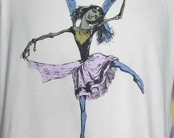 Zanjirlardagi VINTAGE Elis katta balerina Peri kontsert Safari T Shirt GIANT 1996