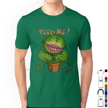 Meni Seymour T Shirt Feed 100% Paxta Seymours Dahshatlar Oz Shop Qon Monster Botanika Musiqiy Ibodat Kino Fantastika Fan