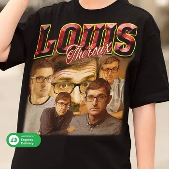 Louis Theroux amp Bootleg Tshirt hurmat Tshirt sovg'alari Retro 90 ning Fan Tees Louis Theroux Merch sovg'asi - Availab