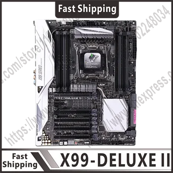 X99 anakart X99 DELUXE II anakart LGA 2011-V3 DDR4 128GB USB3.0 PCI-E 3.0 SATA III Eatx Xeon E5-1620-v3 uchun
