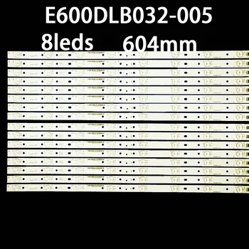 16PCS LED BLAKLIGHT strip 8 chiroq uchun E600DLB032-005 E600DLB032-006 LED EM60DLR51 S600FUA-1
