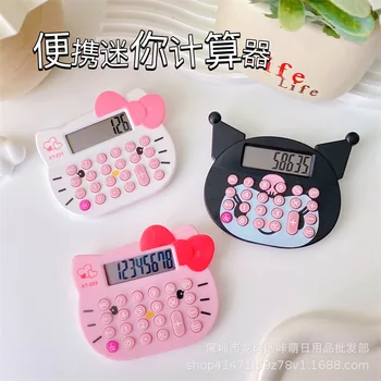 Betmen Sanrio Kavayi Hello Kitty Kuromi Kalkulyator Hisoblash Portativ Mini Kompyuter Talabalar Ish Yuritish Materiallari
