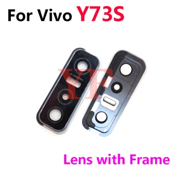 Vivo Y10S orqa kamera linzalari uchun 73PCS shisha qopqoq ramka uzuk ushlagichi Braket yig'ish linzalari qopqog'i
