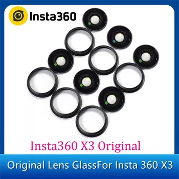 Insta360 X3 kamera ta'mirlash qismi uchun Lens shisha almashtirish 100% bazasi Universal old va orqasida linzalari bilan yangi va Original
