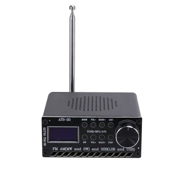 Modernizatsiya ATS-20 SI4732 barcha Frans Radio qabul qiluvchi FM AM (MVt & SV) SSB (LSB & USB) batareya bilan + Antenna + Spikeri + ishi