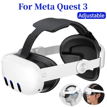 Meta Quest3 VR aksessuari uchun bosh tasma Meta Quest 3 eshitish vositasi uchun sozlanishi qulay almashtirish Bosh tasmasi ergonomik Bosh kiyim
