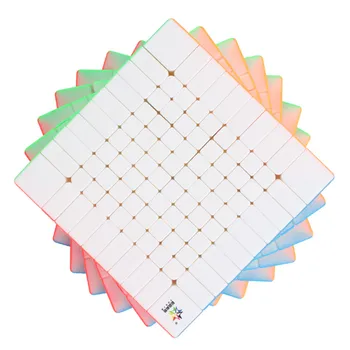 Yuxin kichik sehrli 10x10x10 professional Stickerless 10*10 sehrli kub tezligi jumboq 10x10 kub o'quv o'yinchoqlari 105mm cubo sehr