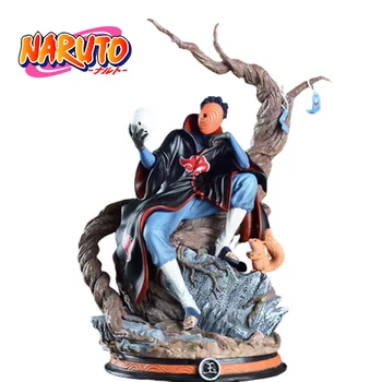 35cm Naruto Anime ko'rsatkich Shippuden Akatsuki Tobi GK Uchiha Obito harakat Figurals o'yinchoqlar o'yin haykal kattalar jamg'arib Modle sovg'alar