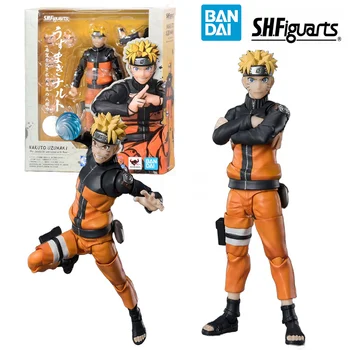 Bandai S. H. Figuarts Naruto Uzumaki Naruto Shippuden 16cm Anime Original harakat figurali model o'yinchoq tug'ilgan kun sovg'asi to'plami