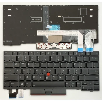 Lenovo Thinkpad x13 turi 20t2 20t3 20uf 20ug X13 Yoga Gen uchun yangi 1 Backlit bilan Laptop klaviatura AQSh qora