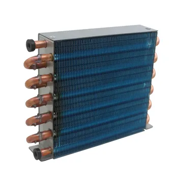 kondensatorli suv sovutish radiatori evaporatatori 7 mm mis quvurli Mini issiqlik almashtirgich