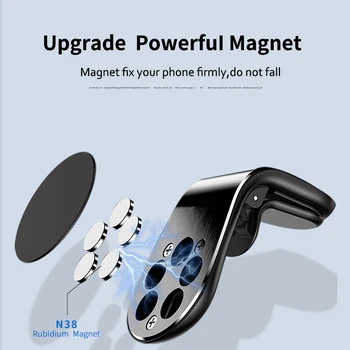 Magnit avtomobil telefon ushlagichi magnit o'rnatilgan mobil uyali telefon stendi iPhone 13 12 uchun GPS-ni qo'llab-quvvatlash