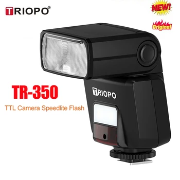 TRIOPO TR - 350 TTL HSS yuqori tezlikda sinxronlash kamerasi Speedlite Flash SLR oynasiz kamera poyabzal nuri Canon Sony Fuji Nikon uchun