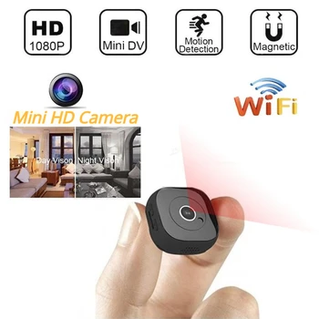 H9 mikro kamera HD 1080p kichik videokamera Mini IP Cam infraqizil tungi versiyasi DVR masofaviy harakat sensori Audio Video yozuvchisi