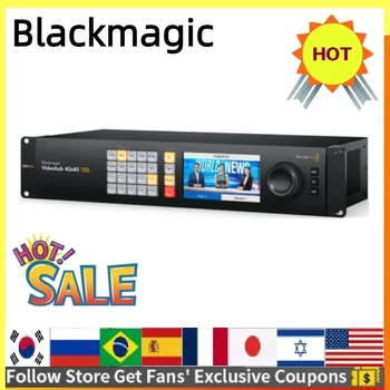 Blackmagic dizayni Videohub 40x40 12g nol kechikishli Video Router