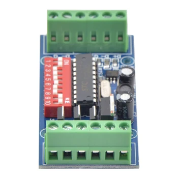 3CH oson DMX LED kontrolleri RGB DMX512 dekoder 3 kanal 1 guruhi LED chiziqli yorug'lik moduli uchun DC5V-24 15A MINI-DMX-3CH-V1 konsol