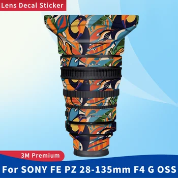 SONY FE Pz 28-135mm F4 G YaOM anti-skretch kamera Sticker himoya kino tanasi himoyachi teri SELP28135G F/4 28-135 uchun