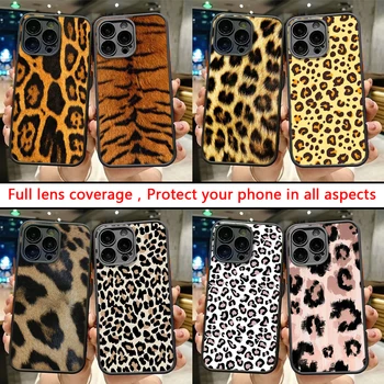 IPhone uchun G114 moda yo'lbars Leopard Panther yumshoq Silikon ishi 15 14 Plus 13 12 11 X XS XR Pro Max Mini 8 7 Plus